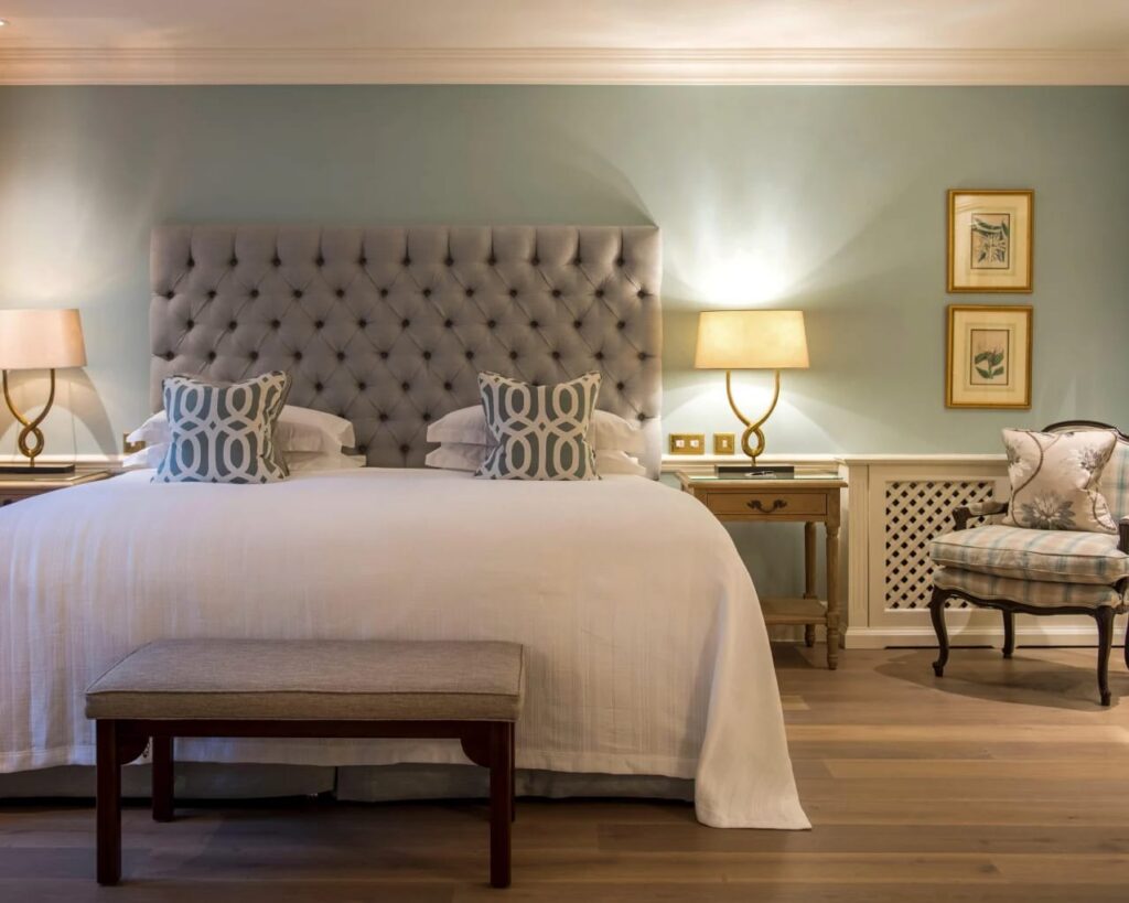 A suite at Chewton Glen Hotel & Spa in Hampshire